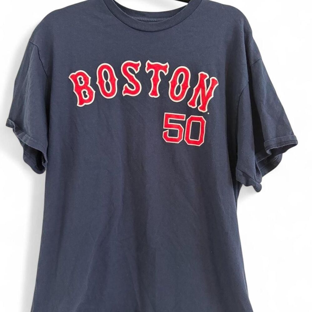 Mlb Men's Navy and Blue T-shirt